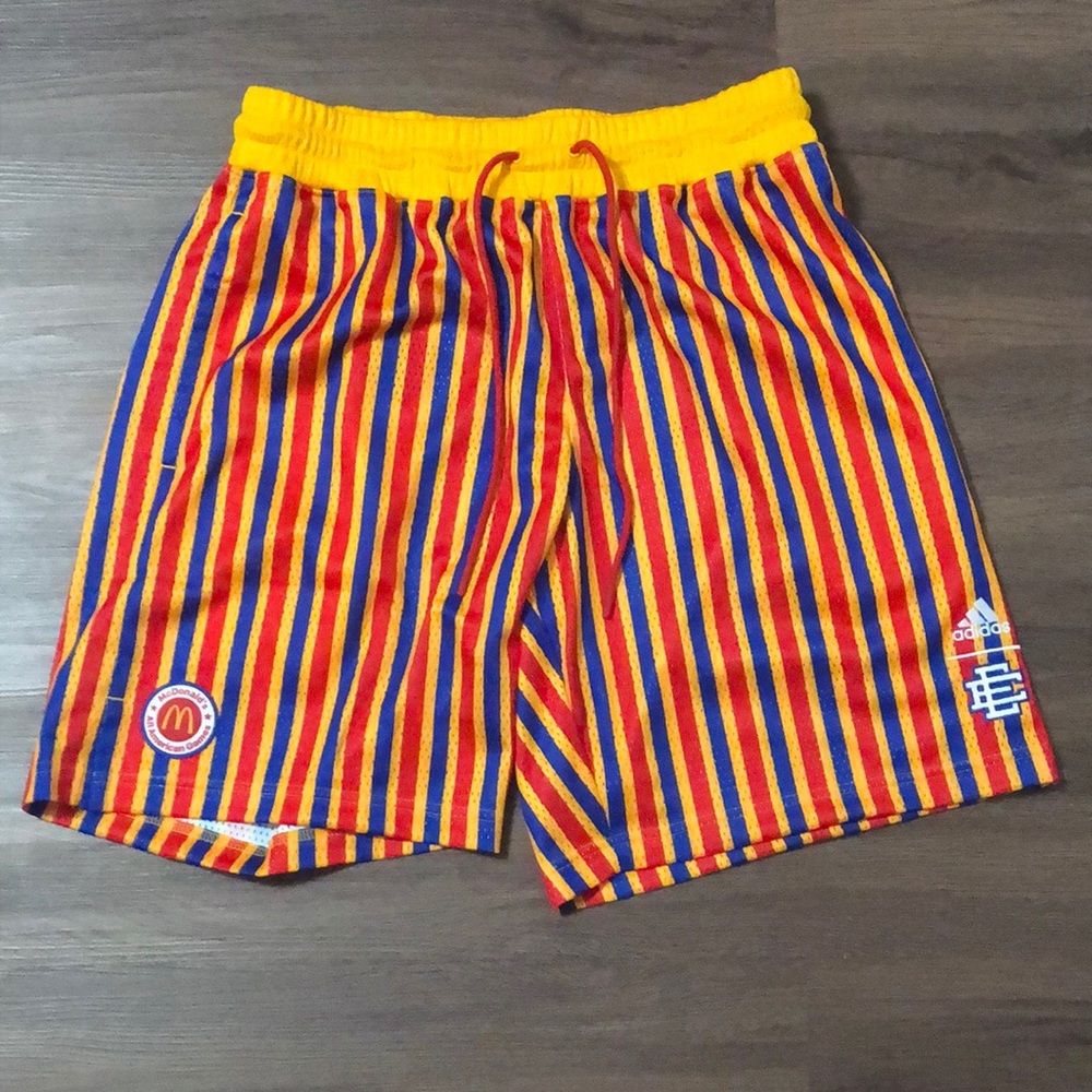 Adidas x Eric Emanuel McDonald’s All-American Game Striped Shorts
